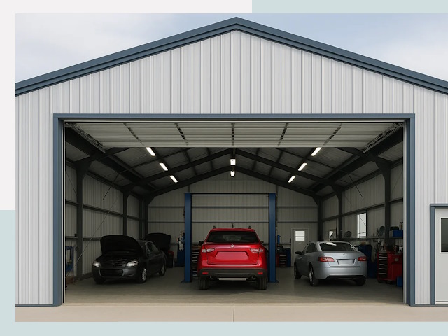 Ангары из сэндвич панелей от 608 руб. в Раменское