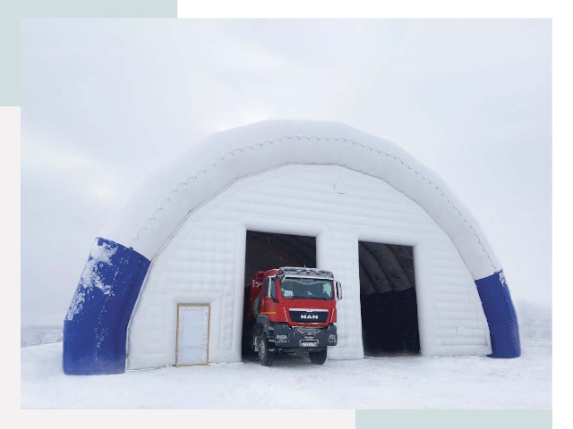 Мобильные ангары в Раменском