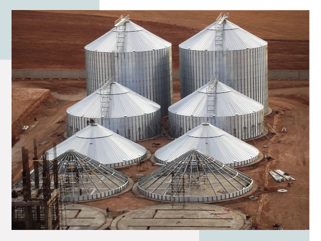 Строительство зерновых силосов в Раменском