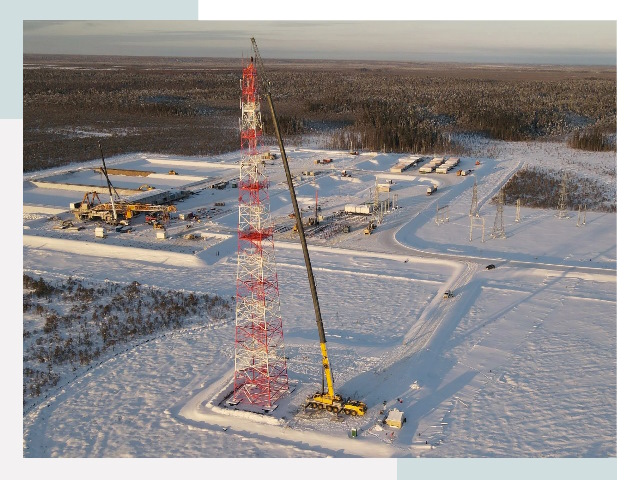 Мачты связи в Раменском