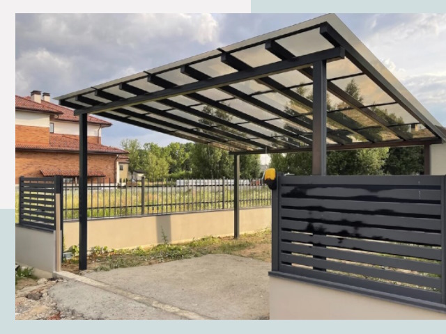 Металлические навесы в Раменское от 608 руб. за м²