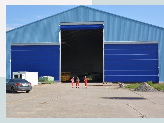 Ангарные ворота в Раменское от СтальСтрой-Рмн по цене 608 руб.